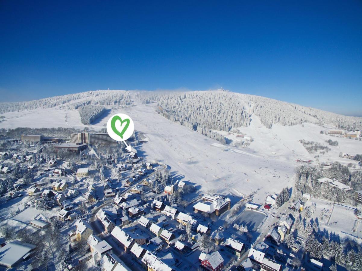 Haus Am Berg - Pension Direkt Am Skihang Oberwiesenthal Exteriér fotografie