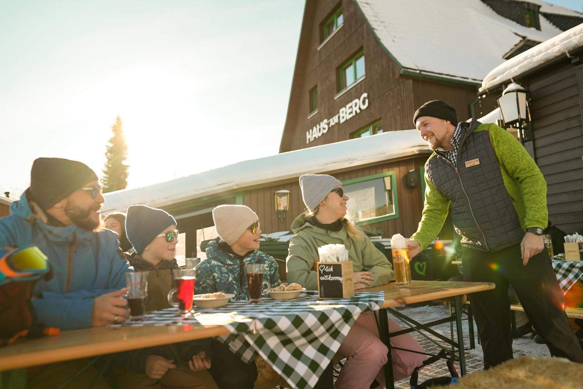 Haus Am Berg - Pension Direkt Am Skihang Oberwiesenthal Exteriér fotografie