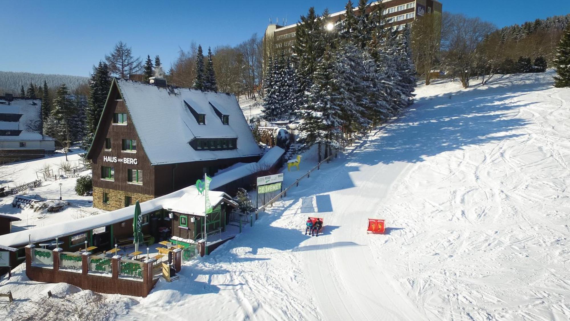 Haus Am Berg - Pension Direkt Am Skihang Oberwiesenthal Exteriér fotografie